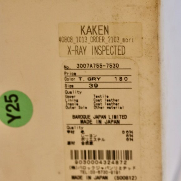 $450 39 9 Women's LUXURY ENFOLD Gray JAPAN wool LEATHER sandals flats shoes mint - Picture 12 of 13